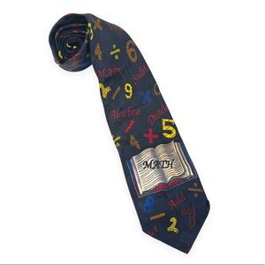 Steven Harris Men’s Math Tie Blue Math Graphic Tie